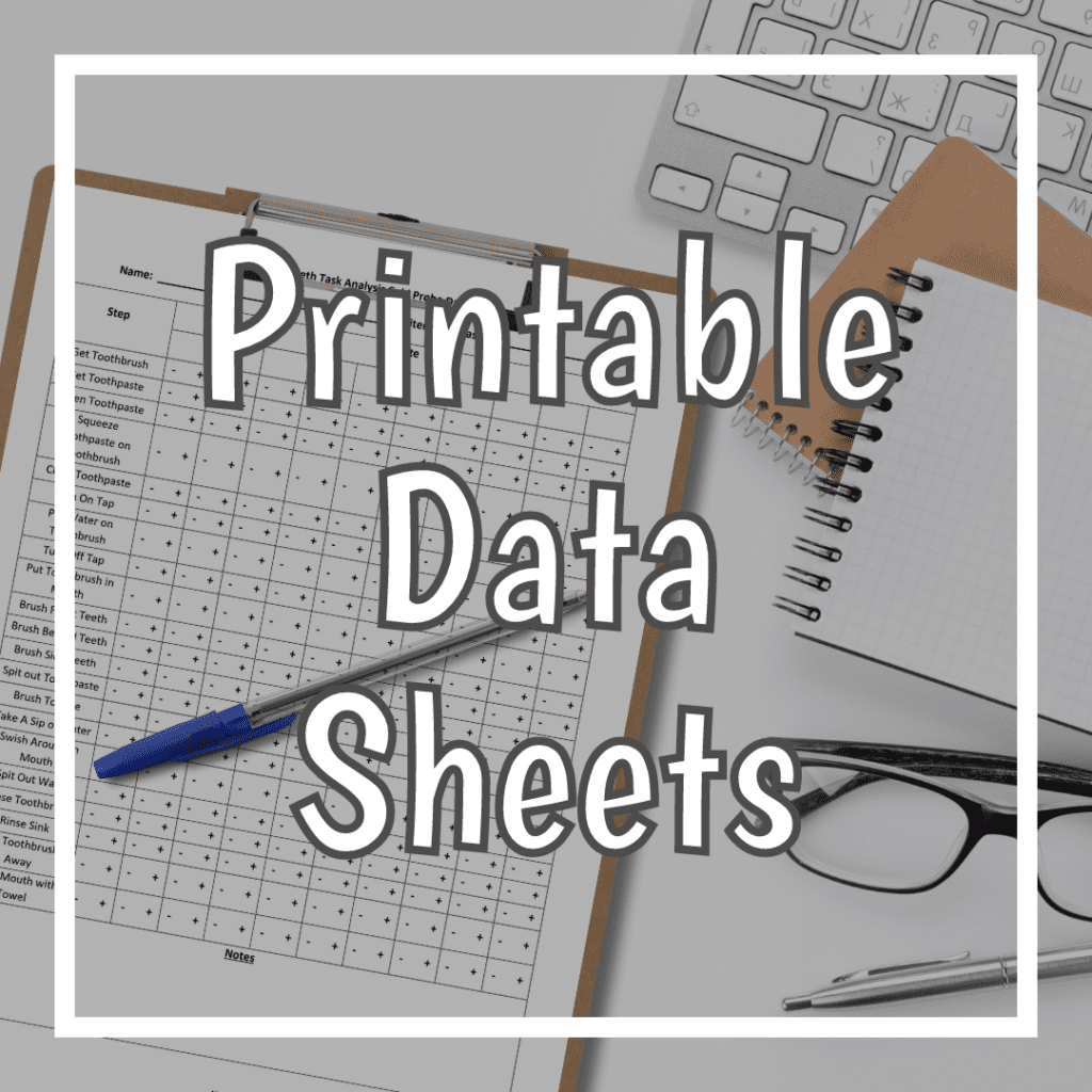 printable data sheets for aba therapy